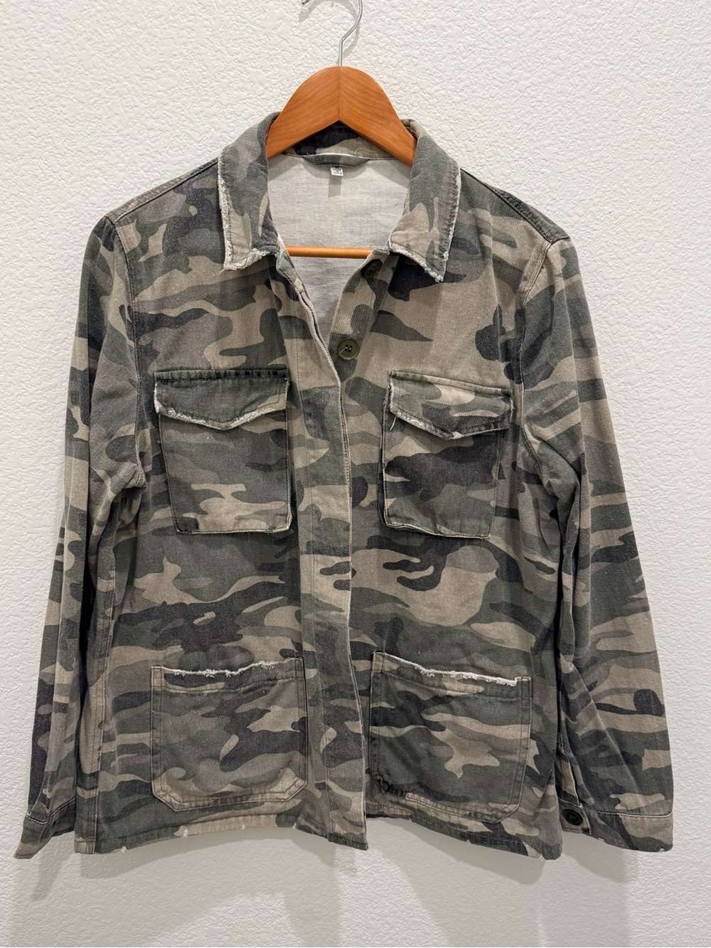 JODIFL Camouflage Field Jacket - Olive & Gray Camo